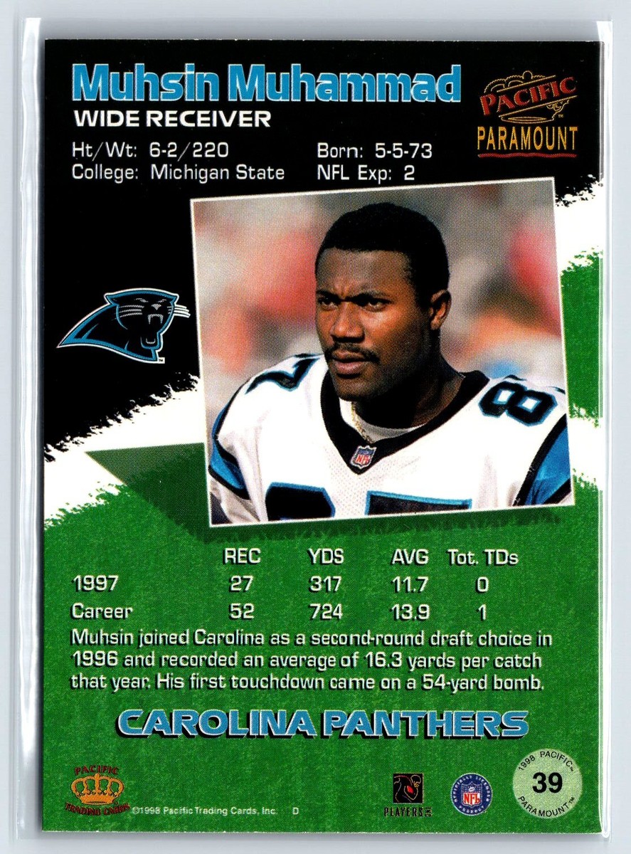 その他 1998 ULTRA MUHSIN MUHAMMAD MASTERPIECE 1998 Collector's Edge Masters Muhsin Muhammad #31 for sale