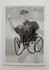 Chris Truby 1991 Bowman Heritage autographed hand signed Houston Astros #110 