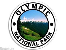 OLYMPIC NATIONAL PARK TOOLBOX CAR HELMET STICKER DECAL 4" MADE IN USA