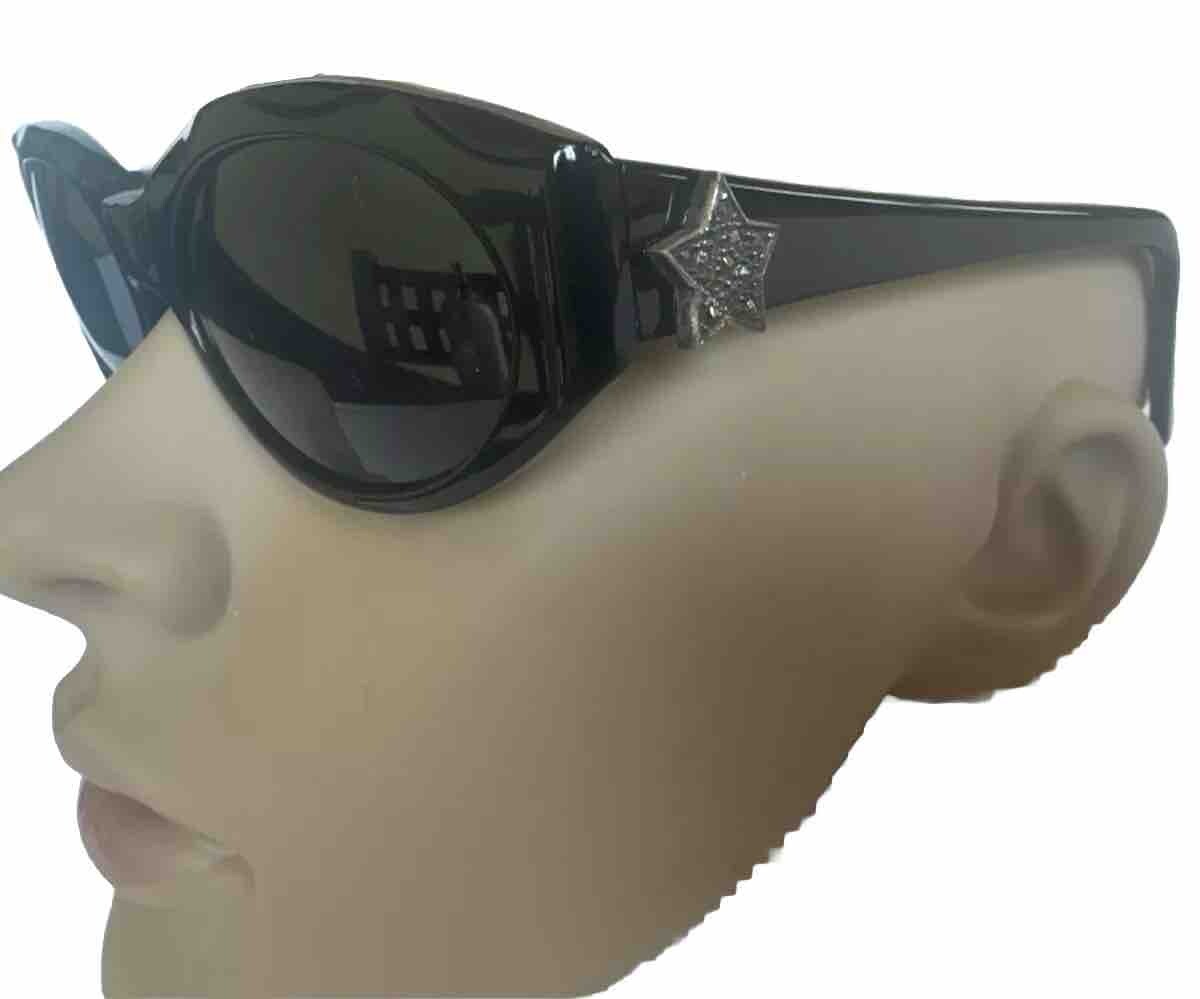 LUNETTES PAULETTE CAT EYE GLASSES Star Sunglasses Bling Mae 519 France  Vintage