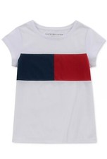Tommy Hilfiger Big Girls Pieced Flag T-Shirt