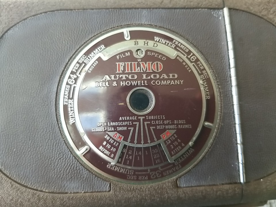 RUNNING Vintage Bell & Howell 16MM Filmo Auto Load Speedster Film ...