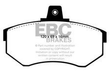 EBC Ultimax Front Brake Pads for Audi 100 2.1 (136 BHP) (79 > 82)