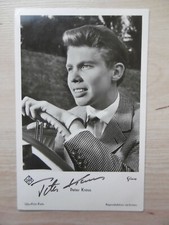Peter Kraus Autogramm signed 9x14 cm Ufa-Postkarte s/w
