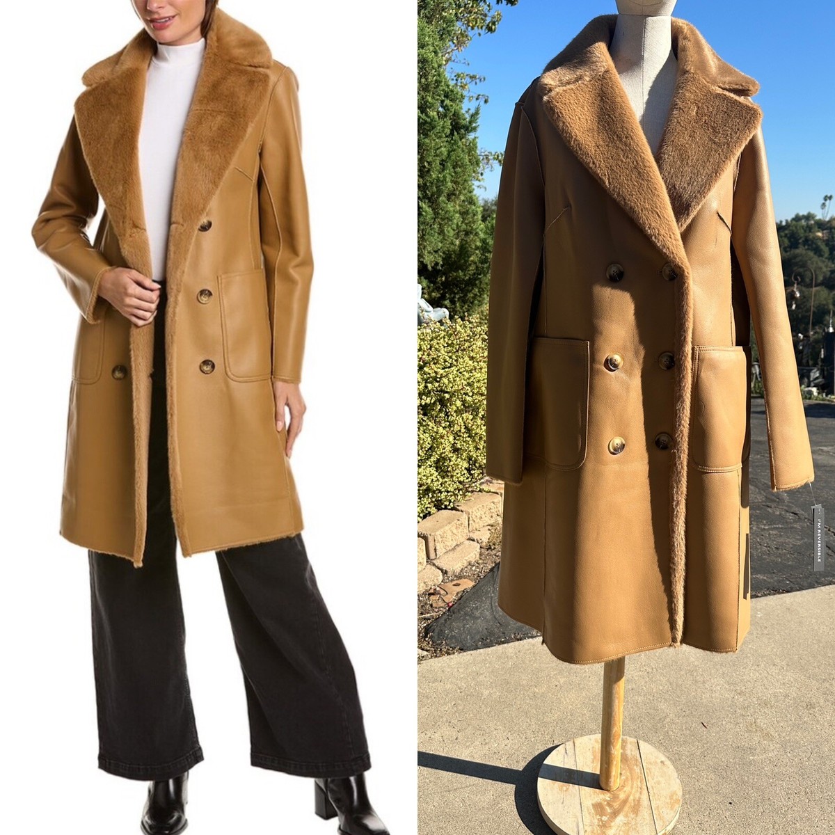 Stella Lorenzo Reversible Coat Size L