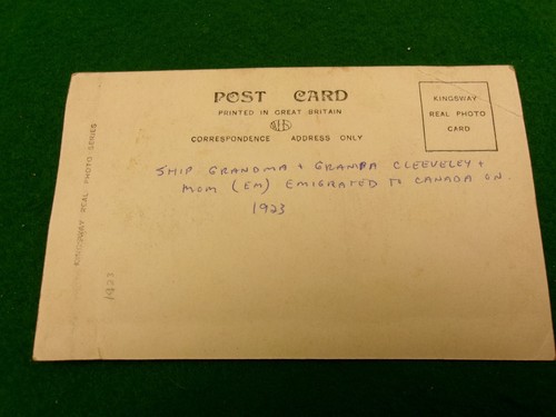 SS Melita Canadian Pacific steamer postcard 1920's #2920 - Picture 2 of 2