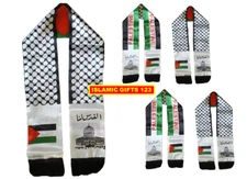 Palestine Flag Scarf KEFFIYEH 48 + Jerusalem Shemagh Palestin Wedding Favor GAZA