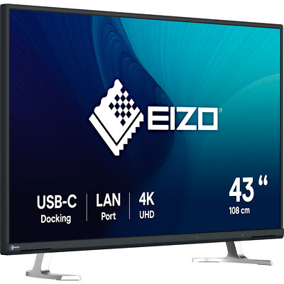 EIZO EV4340X-BK, LED-Monitor, 108 cm (42,5 Zoll), UHD, schwarz