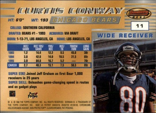 1996 Bowman's Best Football  *COMPLETE YOUR SET*  Pick From List - Picture 20 of 356