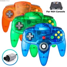 1/2 Wired N64 Controller Remote Gamepad Joystick For Nintendo 64 N64 Game System