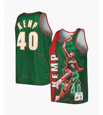 Mitchell Ness Shawn Kemp SuperSonics Hardwood Classics Player Tank Jersey