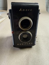 Vintage Ansco Rediflex Black 6x6 TLR Medium Format Film Camera Bakelite