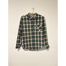 70s 80s vintage SEARS printed flannel shirt size L 443715