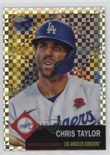 2022 Topps Chrome Platinum Anniversary X-Fractor Chris Taylor #482 7m3
