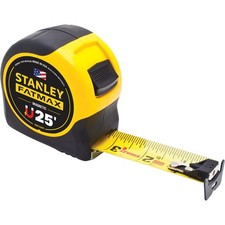 Stanley FatMax FMHT33865L Durable Magnetic Tape Measure 25 L ft. x 1.25 W in.