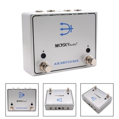 für Moskyaudio AB SWITCH BOX mit Fußschalter Steuerung für einfache Signalums