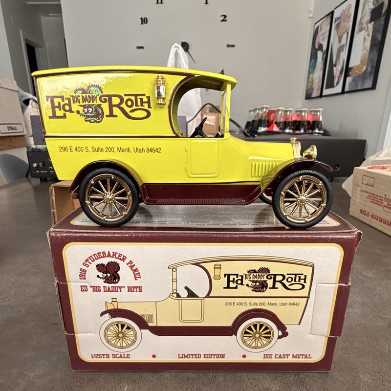 Ed “Big Daddy” Roth 1915 Studebaker Panel Truck  Die-Cast Bank-Limited with Box