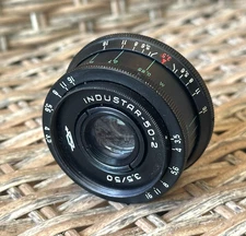RUSSIA lens Industar 50-2 3.5/50 SLR & Digital M42 mount portrait KMZ camera