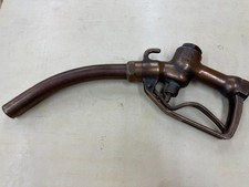 Antique Early Opw 1 Brass Gas Pump Nozzle Visible Gas Pump Nice Condition