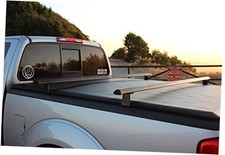 Truck Rack with Two Cross Bars and Four Brackets for Pickup Bed, 71" Black