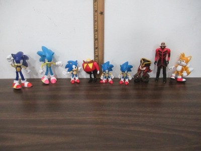 Sonic The Hedgehog lot of 9 figures Eggman Ivo Tails Knuckles more