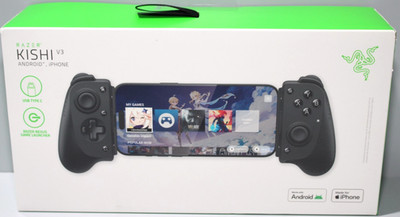 Razer Kishi V3 USB-C Controller iPhone Android Fullsize Gamepad Schwarz NEU