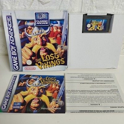 Nintendo Game Boy Advance The Lost Vikings  EUR MEGA SELTEN OVP + Anleitung 