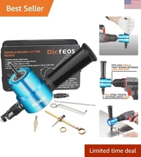 Portable Double Head Nibbler Cutter - Effortless Precision for Various Materials