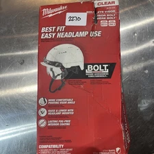 Milwaukee Tool 48-73-1410 Bolt Eye Visor - Clear Dual Coat Lens 2270