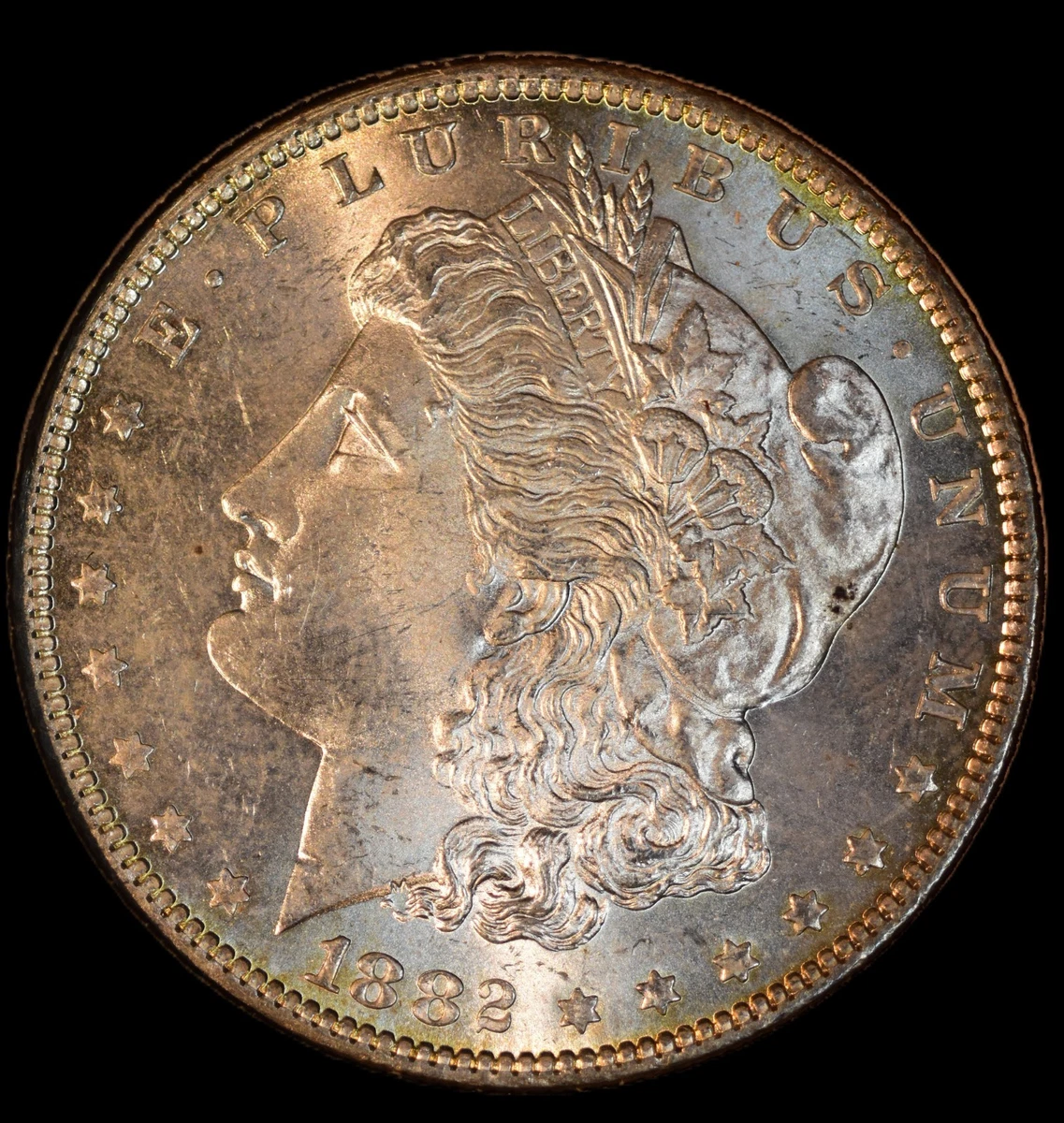 PCGS-MS61 アメリカ 1882O　モルガンダラー銀貨 ニューオリンズ PCGS-MS61 アメリカ 1882O モルガンダラー銀貨 ニューオリンズ 1882年