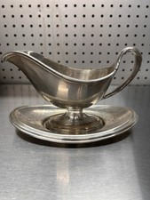 Reed & Barton Gravy Boat & Underplate Silverplate Set