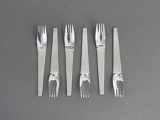 MORINOX by CARL AUBOCK 2060 dessert forks, Vintage 1950s, Stainless steel set
