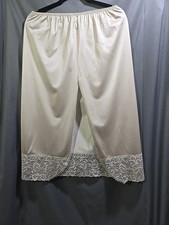 Single Seam Half Slip With Slit Vanity Fair Waist 30"-38" Length 30"