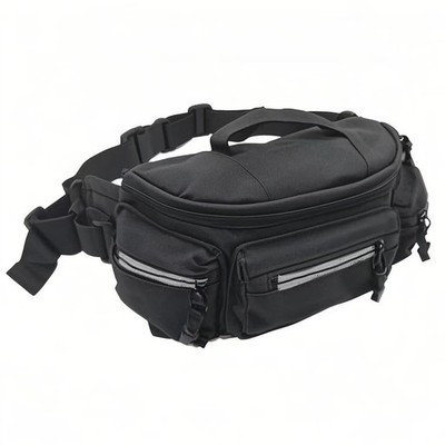 Fanny Pack for Men Women with Reflective Stripe, Concealed Casual Waist Bag w...