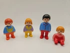 Vintage 1990 Geobra Playmobil 123 Figures Lot Of 4