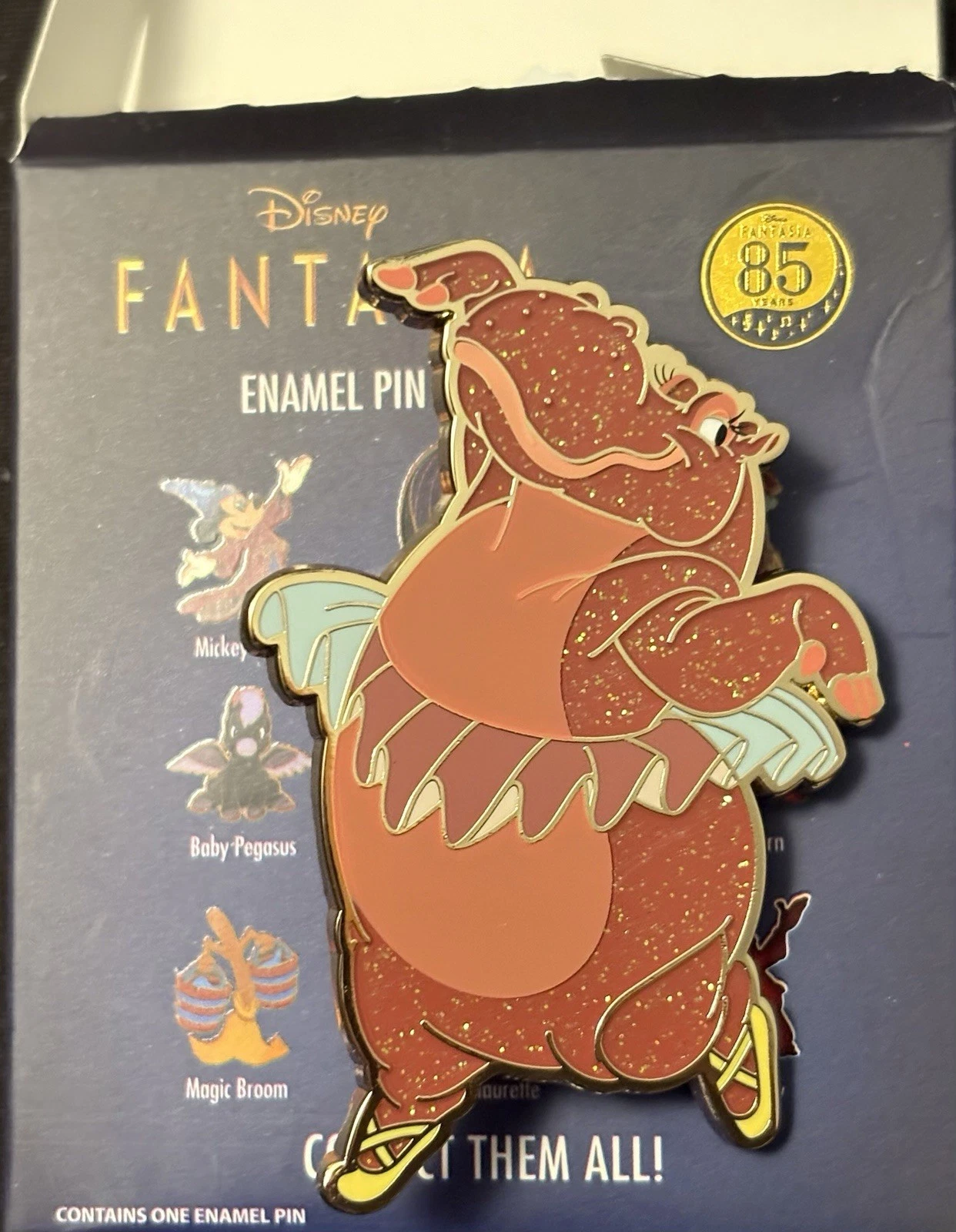 2025 Disney Palm Fantasia 85th Anniversary Hyacinth Hippo Mystery Pin LE 300