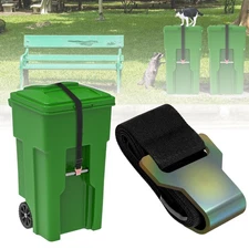 Animal Proof Trash Can Lock Easy Install Outdoor Windproof Secure Lid