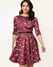 Unique VIntage Retro Plus Size Corpse Bride Dress 5x