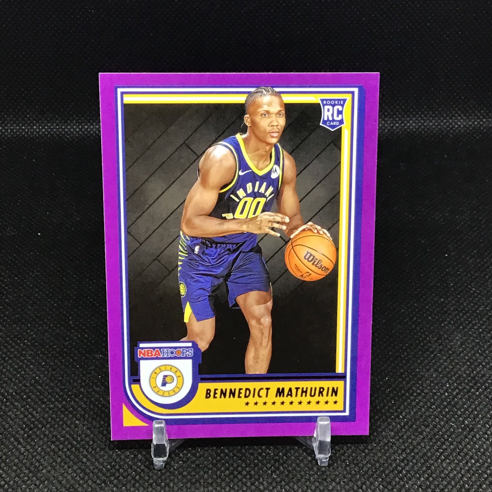 2022-23 Panini NBA Hoops - Rookie Bennedict Mathurin Purple #236  (RC) Pacers