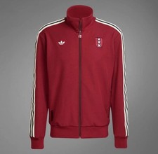 adidas Ajax Amsterdam Anniversary Track Top Team Burgundy JF2743 New Sz Large