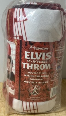 Elvis Presley Can't Help Falling In Love Fleece Throw Blanket 42