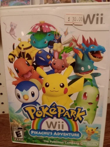 Pokepark Wii Pikachus Adventure - Nintendo Wii - Tested - No Manual 24A18
