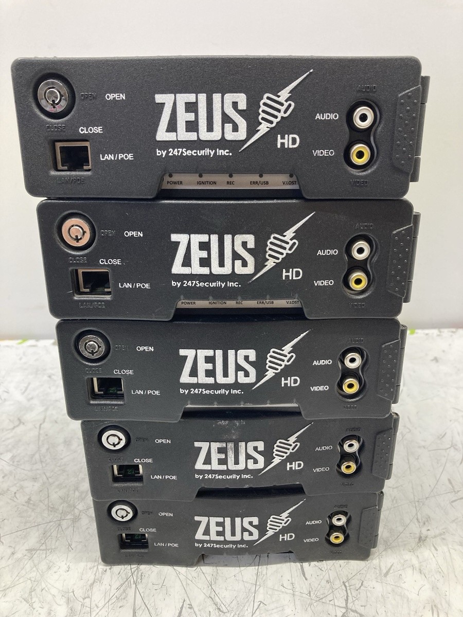 247 Security Inc. ZEUS School Bus Camera DVR Model #ZEUS8-DVR