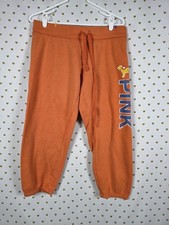 Victorias Secret PINK VINTAGE y2k Favorite sweats RARE Embroidered Joggers SMALL