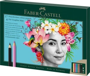 Weihnachtsgeschenk Faber-Castell Polychromos & Pitt Graphite Matt 23er Set - Bild 1 von 1
