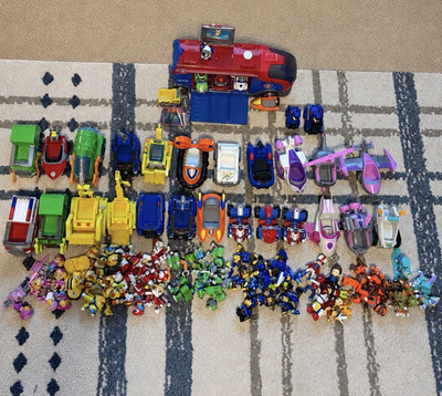 Spin Master PAW Patrol Mixed Lot Vehicles & Mini Figures (10+) Plastic