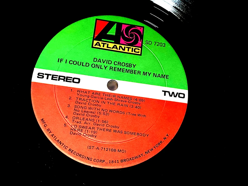 MINT 1971 ORIG = David Crosby + DEAD AIRPLANE SANTANA QUICKSILVER N Young Psych - Image 4 of 4