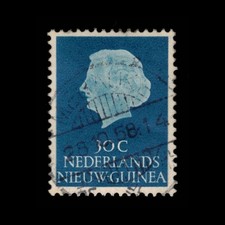 Netherlands New Guinea, Scott 31, Queen Juliana, 1954, used, 113923