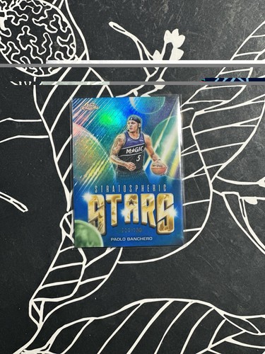 2026 Topps Chrome Update Paolo Banchero Stratospheric Stars #ST-19 Blue /150