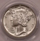 1943 Mercury Dime MS66 FB PCGS Full Luster